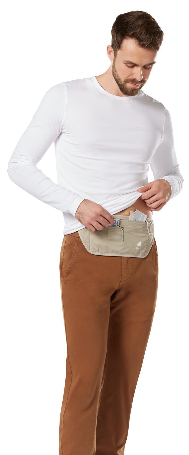 Security Money Belt II RFID Block - Sand 2