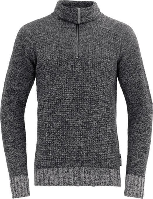 Bispen Wool Zip Neck - Unisex - ink 1