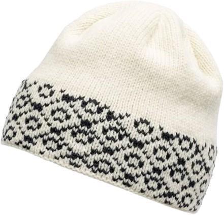 Bjornoya Wool Beanie - off white / ink 1