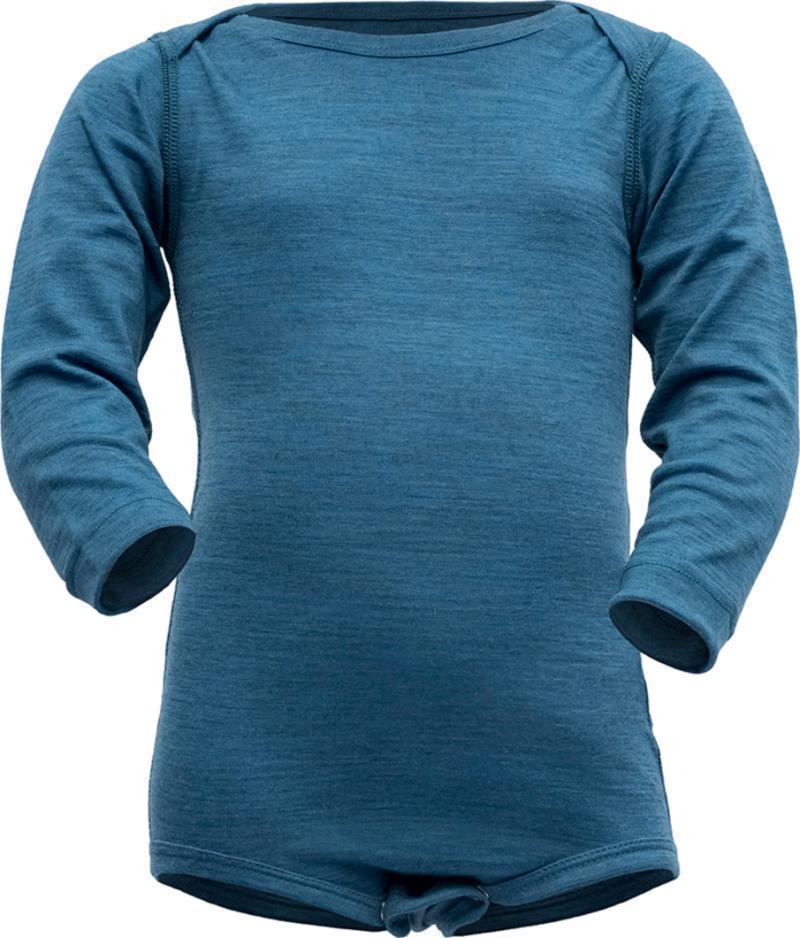 Breeze Merino Body - Baby - Blue Melange 1