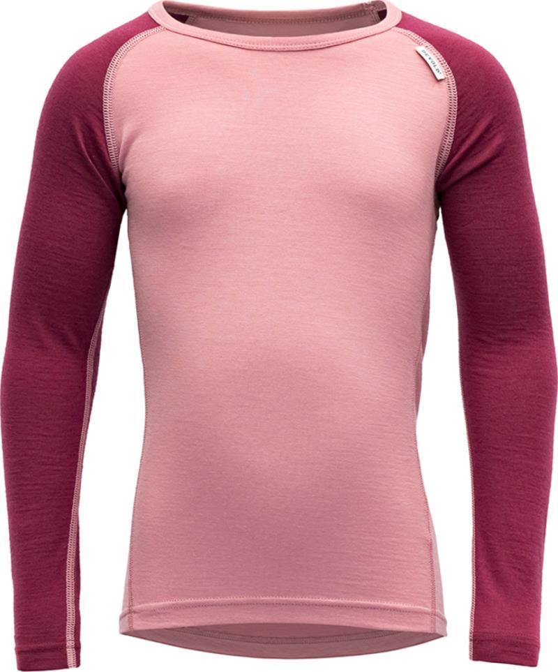 Breeze Merino LS Shirt - Kids - Foxglove 1
