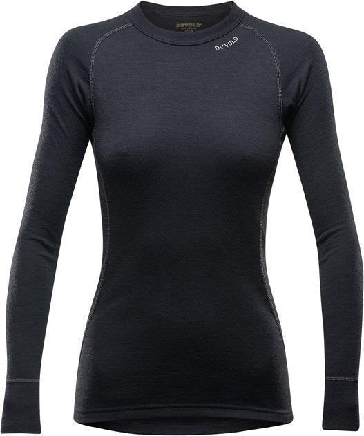 Duo Active Merino 205 LS Shirt - Womens - Black 1