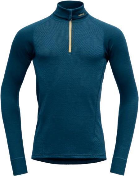 Duo Active Merino 205 LS Zip Neck - Mens - Flood 1