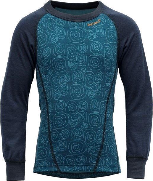 Duo Active Merino LS Shirt - Kids - Flood 1