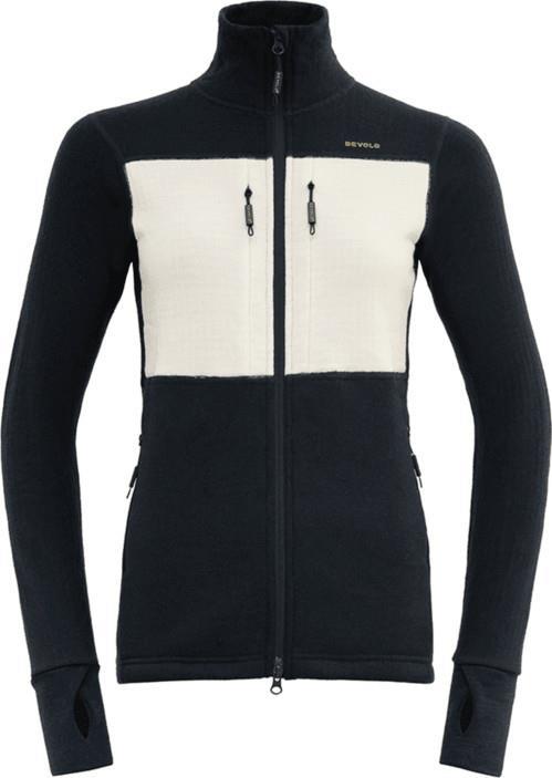 Egga Grid Merino Jacket - Womens - Ink / Off White 1