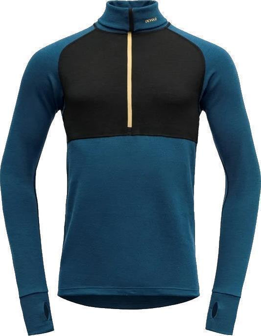 Expedition Merino 235 Zip Neck - Mens - Flood / Black 1