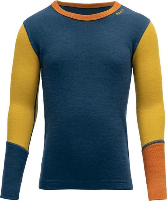 Expedition Merino Shirt - Kids - flood 1