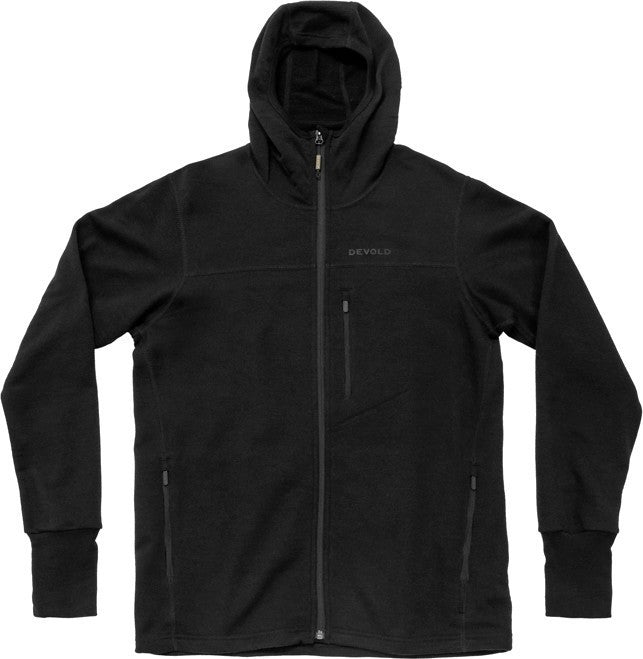 Explorer Merino Hooded Jacket - Mens - black 1