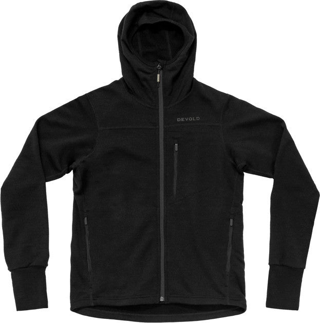 Explorer Merino Hooded Jacket - Womens - black 1