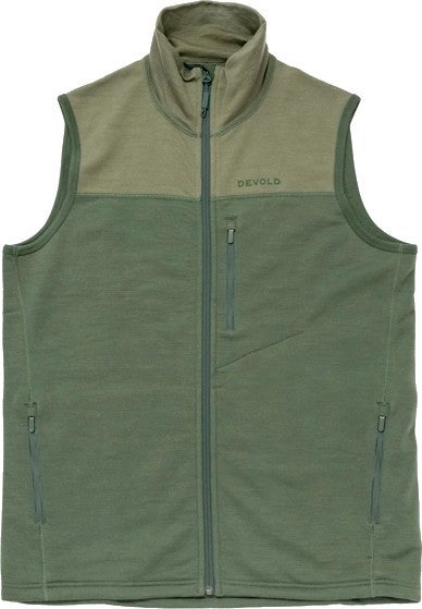 Explorer Merino Vest - Mens - forest / lichen 1