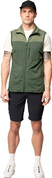 Explorer Merino Vest - Mens - forest / lichen 1