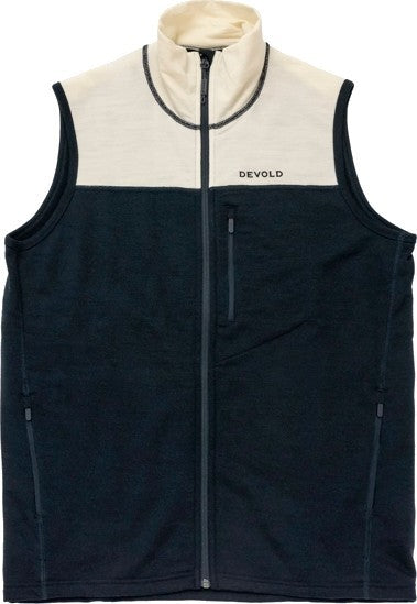 Explorer Merino Vest - Mens - ink / raw white 1