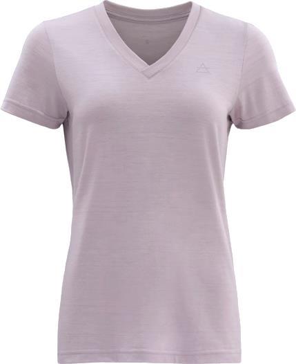 Hareid Merino 200 Tee V-Neck - Womens - Orchid 1