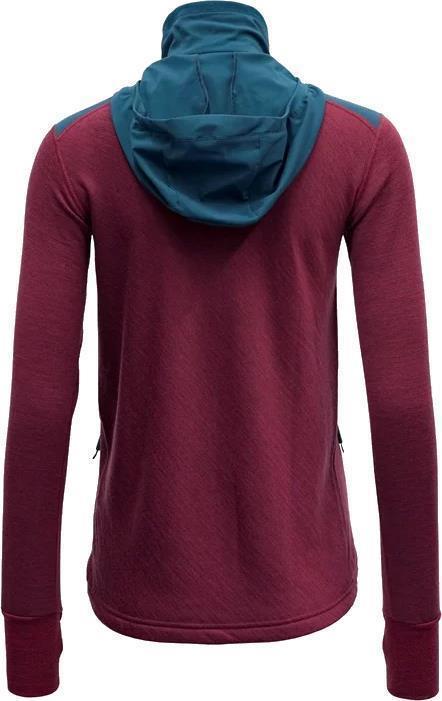 Heroy Hybrid Merino Jacket - Womens - Beetroot / Flood 2