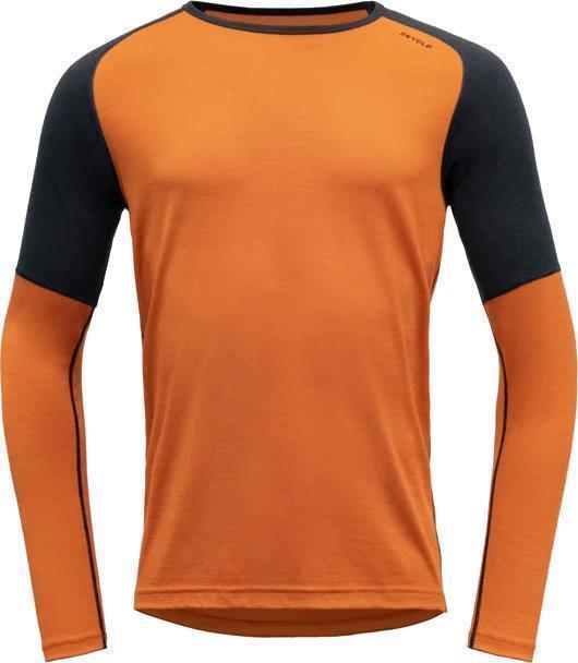 Jakta Merino 200 LS Shirt - Mens - Flame / Ink 1