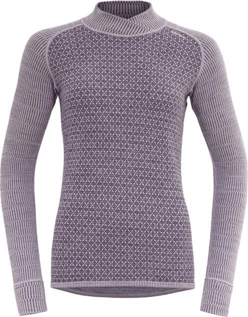 Kvitegga Merino 230 Cross Neck - Womens - Orchid 1