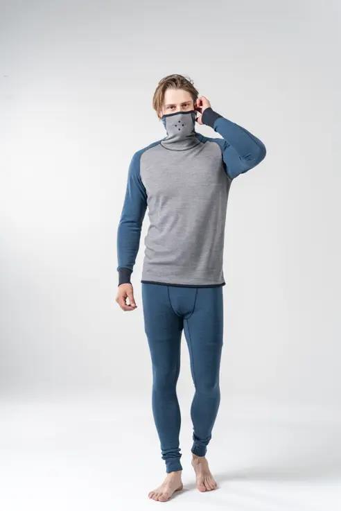 Kvitegga Merino 230 High Neck - Mens - Ink 3