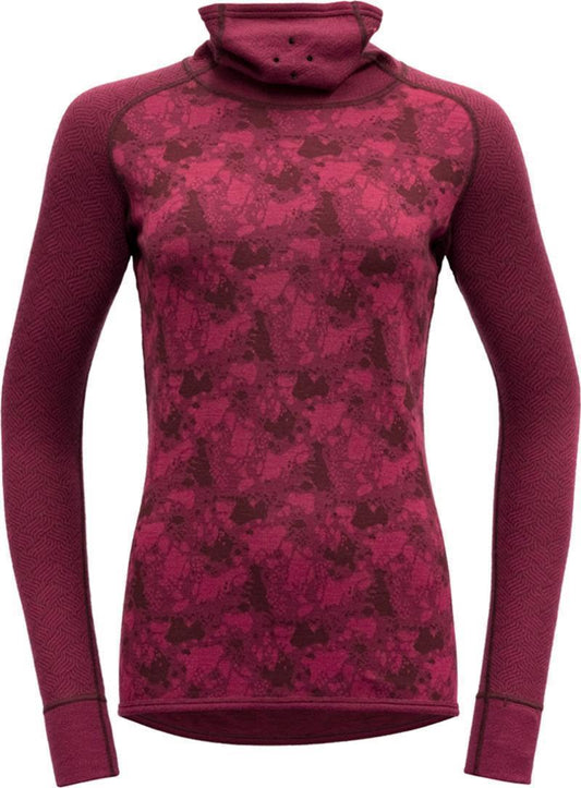 Kvitegga Merino 230 High Neck - Womens - Beetroot 1