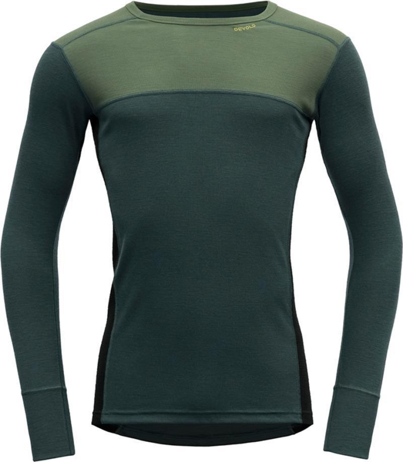 Lauparen Merino 190 LS Shirt - Mens - Forest / Woods / Black 1