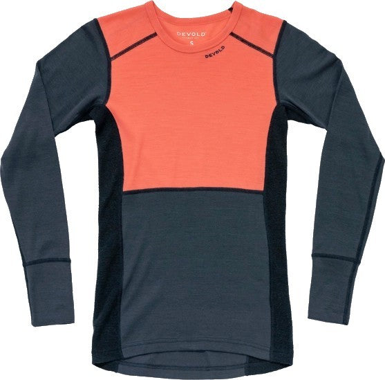 Lauparen Merino 190 LS Shirt - Womens - coral / night / ink 1