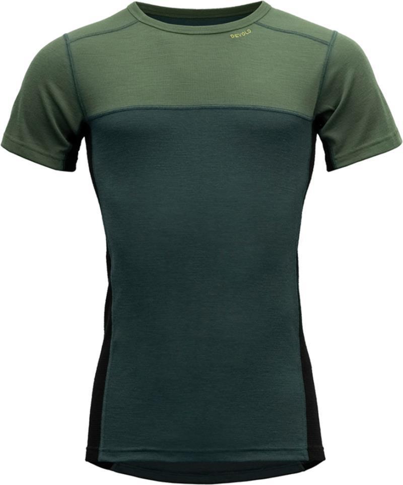 Lauparen Merino 190 T-Shirt - Mens - Forest / Woods / Black 1