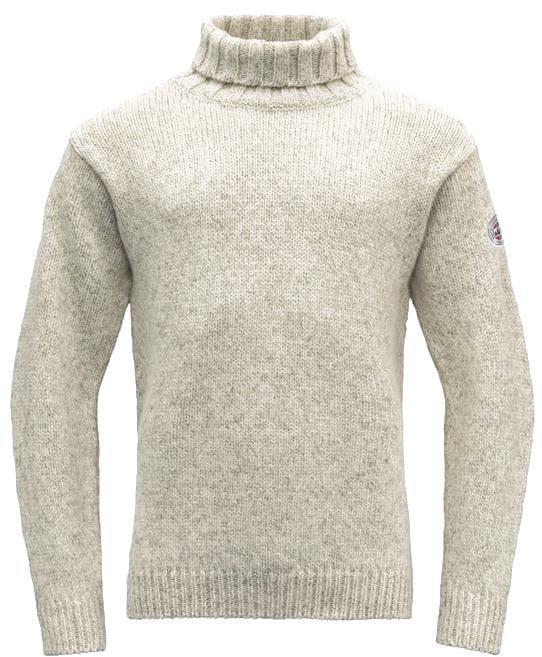 Nansen Wool High Neck - Unisex - grey melange 1