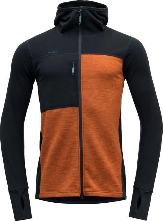 Nibba Pro Merino Hooded Jacket - Mens - Ink / Flame 1