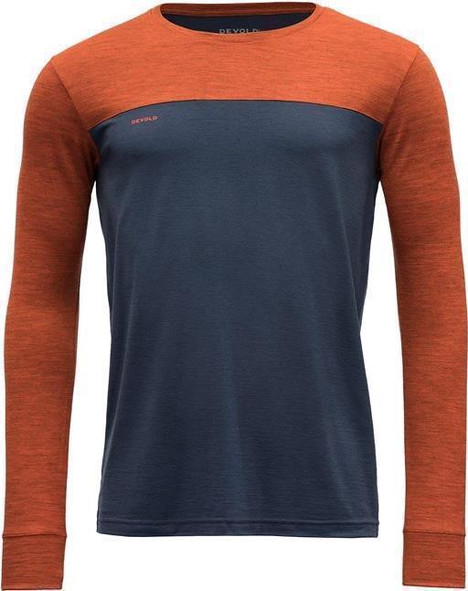 Norang Merino 150 Shirt - Mens - Brick Melange / Night 1