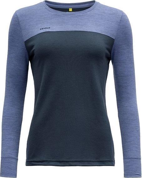 Norang Merino 150 Shirt - Womens - Bluebell Melange / Night 1