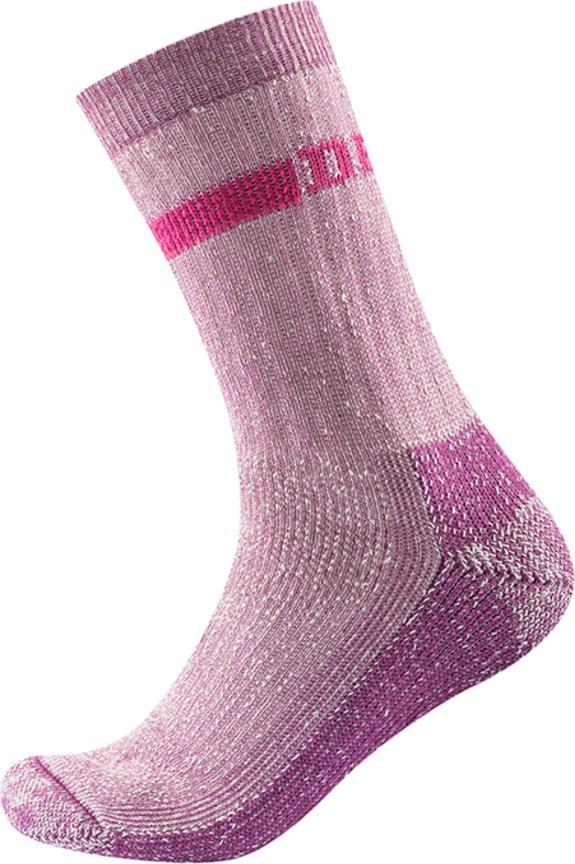 Outdoor Merino Heavy Socks - Womens - pink melange 1