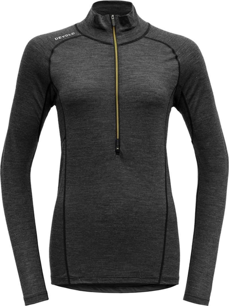 Running Merino 130 Zip Neck - Womens - Anthracite 1