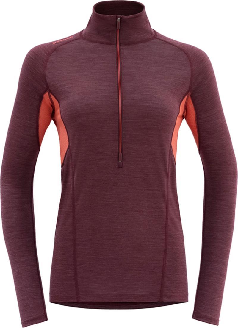Running Merino 130 Zip Neck - Womens - Port 1