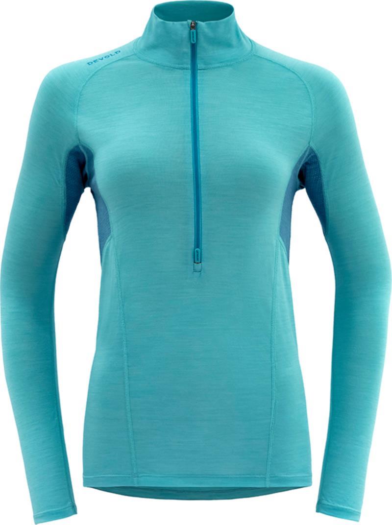 Running Merino 130 Zip Neck - Womens - Tropical 1