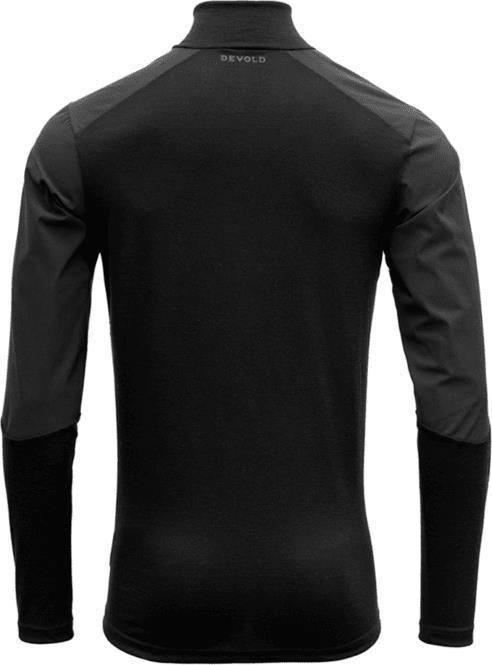 Running Merino Cover Zip Neck - Mens - Caviar 2
