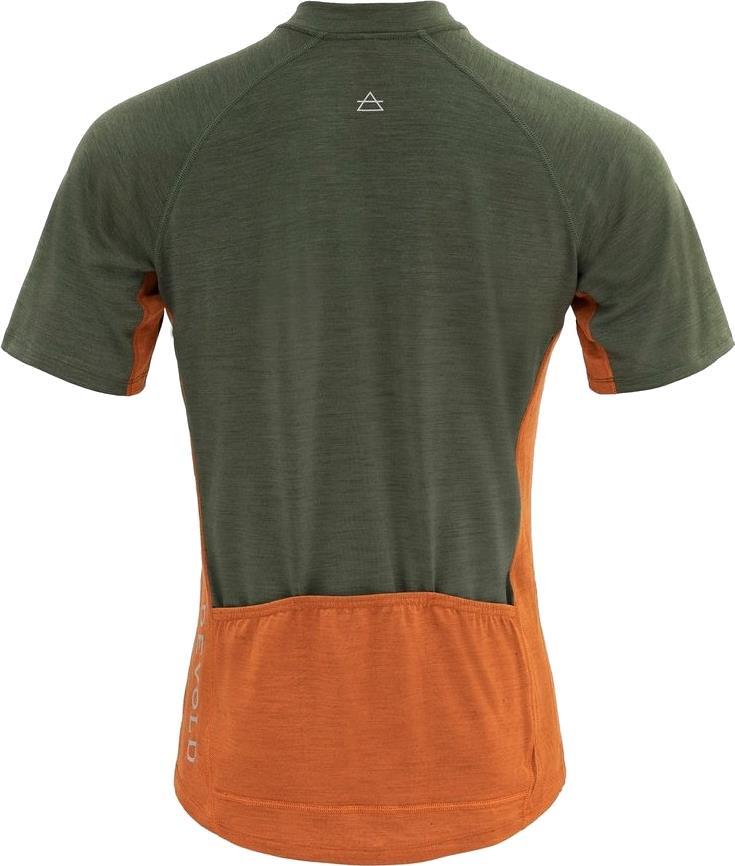Standal Merino Tee Zip Neck - Mens - Flame 2
