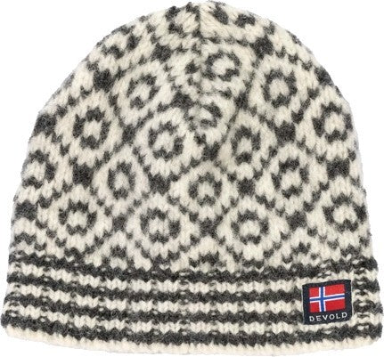 Svalbard Wool Beanie - off white / anthracite 1