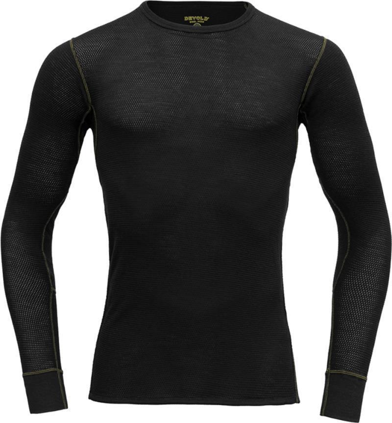 Wool Mesh 190 LS Shirt - Mens - Caviar 1