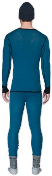 Wool Mesh 190 LS Shirt - Mens - flood / caviar 1