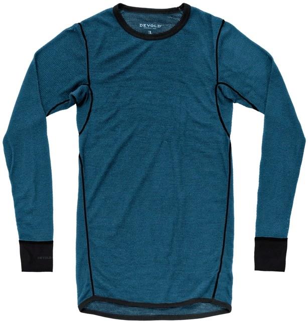 Wool Mesh 190 LS Shirt - Mens - flood / caviar 1