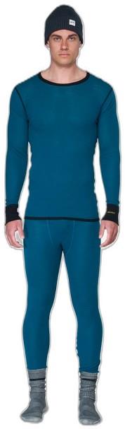 Wool Mesh 190 LS Shirt - Mens - flood / caviar 1