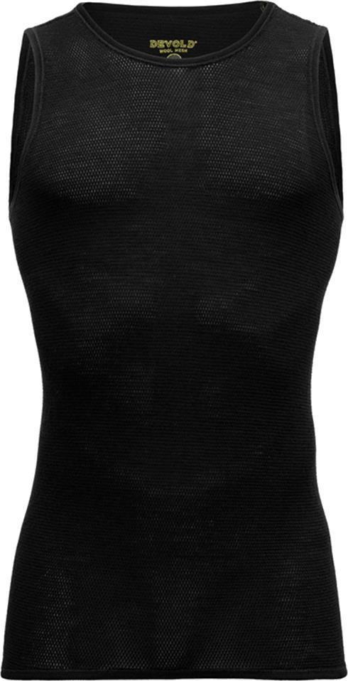Wool Mesh Sleeveless - Mens - caviar 1