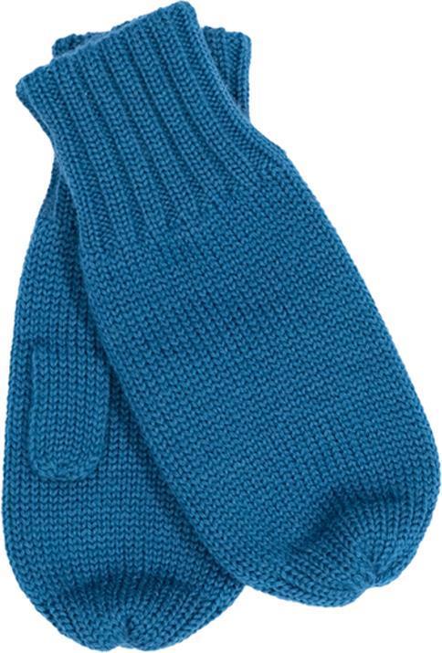 Wool Mittens - Kids - blue 1