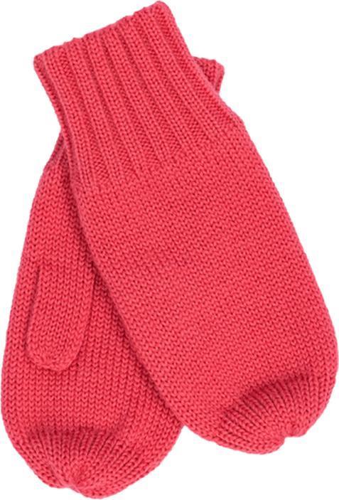 Wool Mittens - Kids - poppy 1