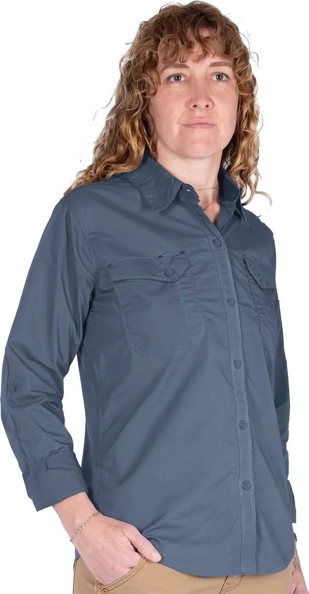 AJ CoolSwap Work Shirt - Womens - dovetail blue 1