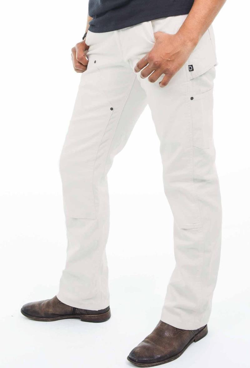 Anna Taskpant, 28" Inseam - Womens - painter`s white canvas 1