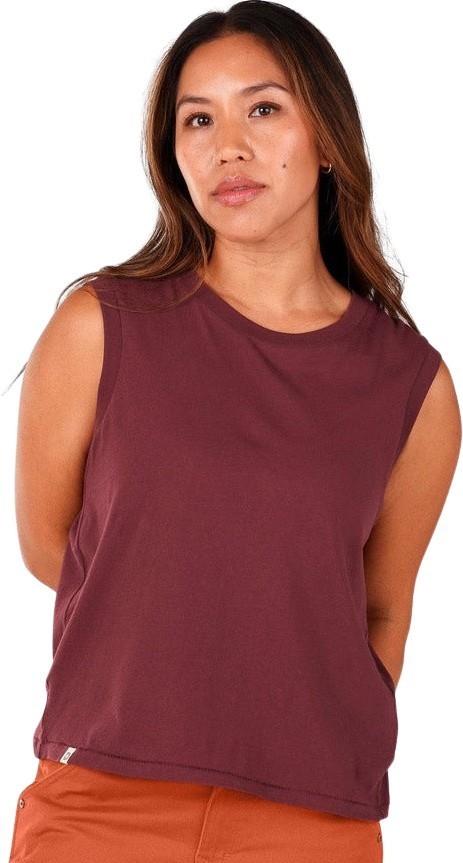 Bellows Work Tank - Womens - elderberry canvas 1