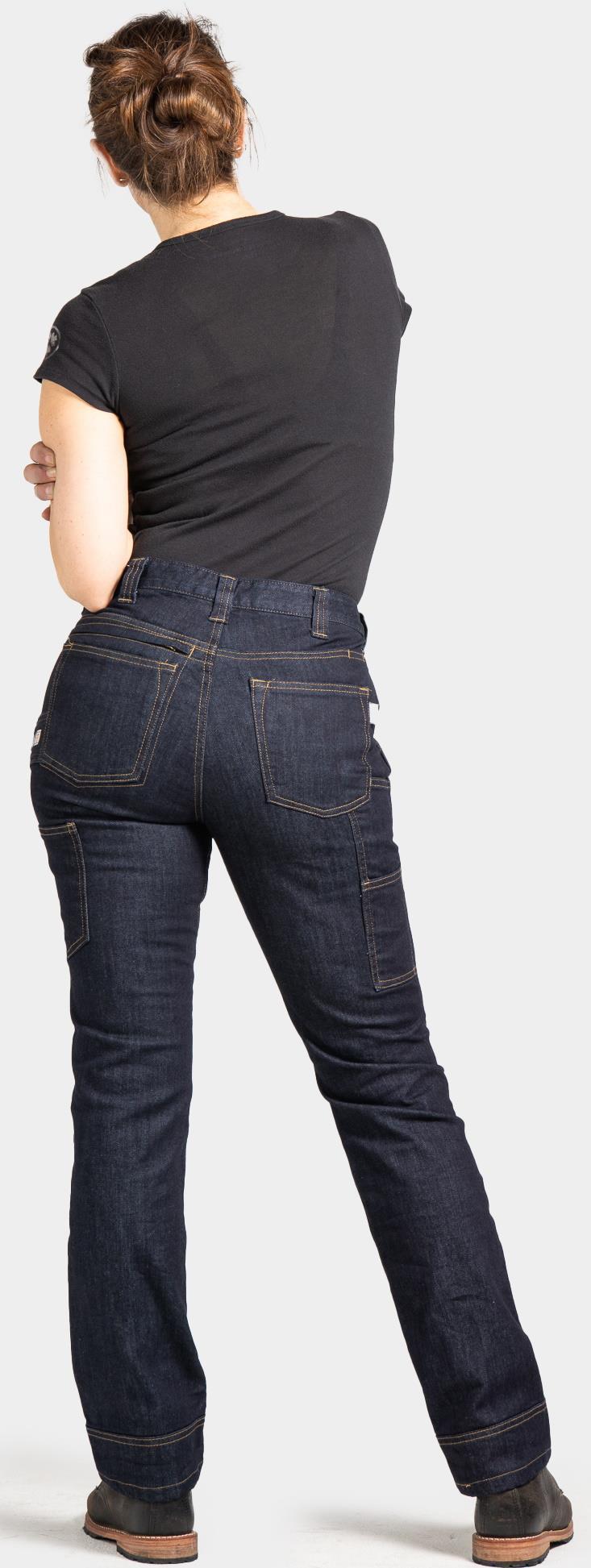 Britt Utility FR Pants, 34" Inseam - Womens - Indigo Denim 9