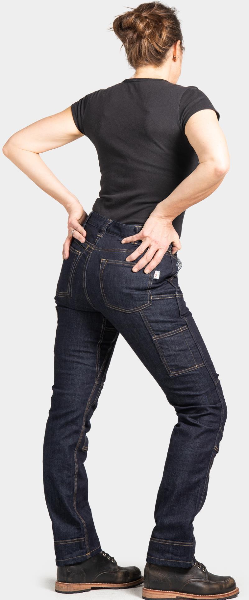 Britt Utility FR Pants, 34" Inseam - Womens - Indigo Denim 8