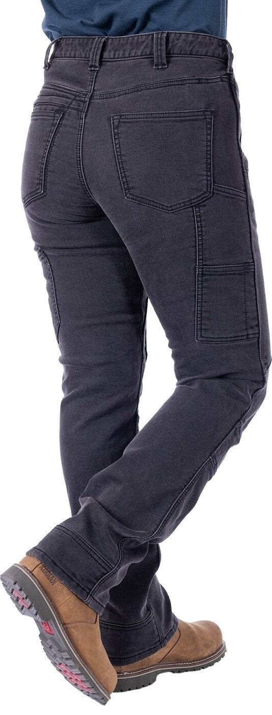 Britt Utility Hotswap Stretch Denim Pants, 28" Inseam - Womens - black 1