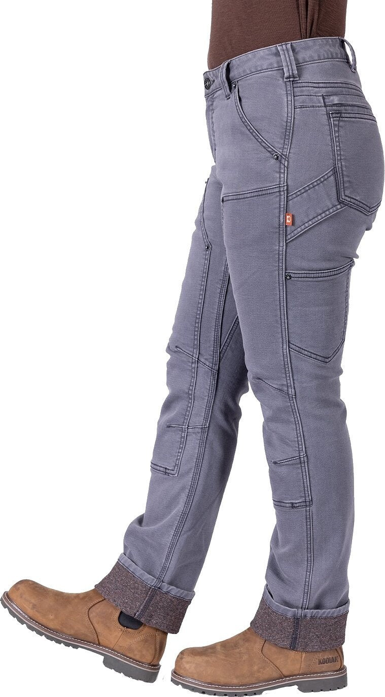 Britt Utility Hotswap Stretch Denim Pants, 28" Inseam - Womens - dark grey 1